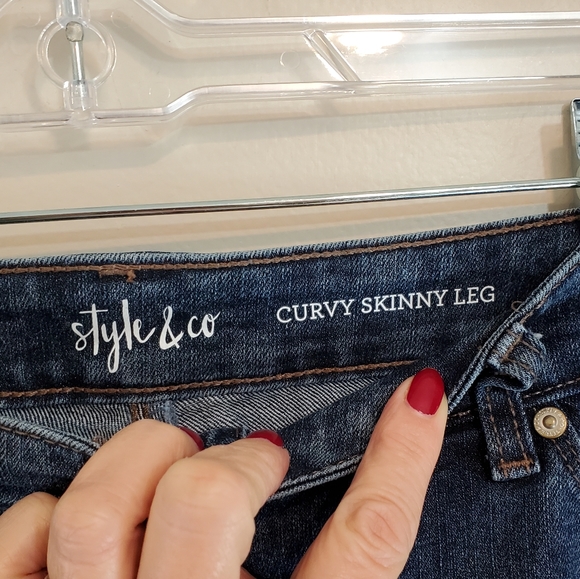 ➕️ Style & Company Curvy Skinny Leg - Picture 3 of 5